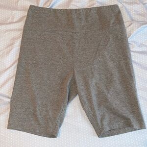 Dark gray biker shorts